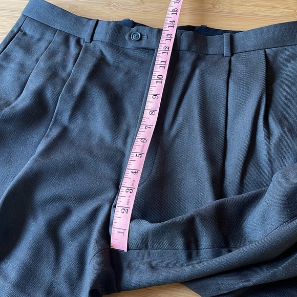 ALFANI Macy's Men's Store 2 Piece 100% Wool Suit 42L Dkbrown 3 Button - Picture 14 of 15